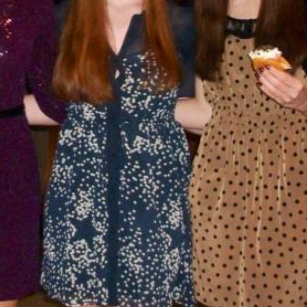 Star-Print Shirtdress